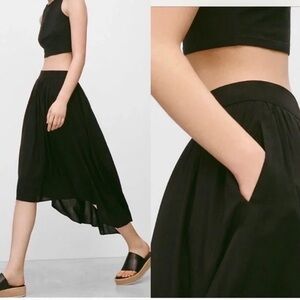 Talula Black High-Low Skirt